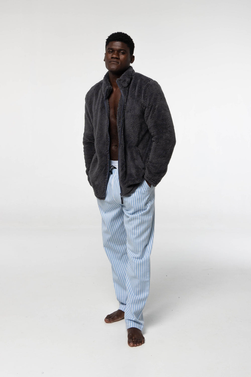 Bata Corta Borrego BH15 Bata Corta Dark Elephant by Little Unicorn Gris S