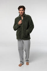 Bata Corta Borrego BH15 Bata Corta Dark Elephant by Little Unicorn Verde S