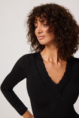 Body Térmico Manga Larga Ysabel Mora 70013 Térmico Ysabel Mora Negro S