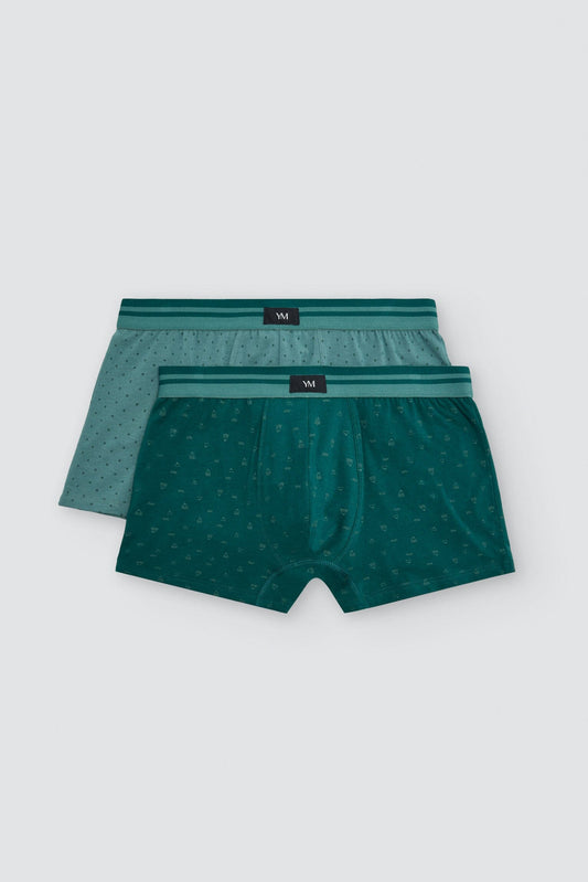 Pack de 2 bóxers Ysabel Mora 20466 de hombre con estampados abstractos variados, algodón y elastano — Surtido 1, M