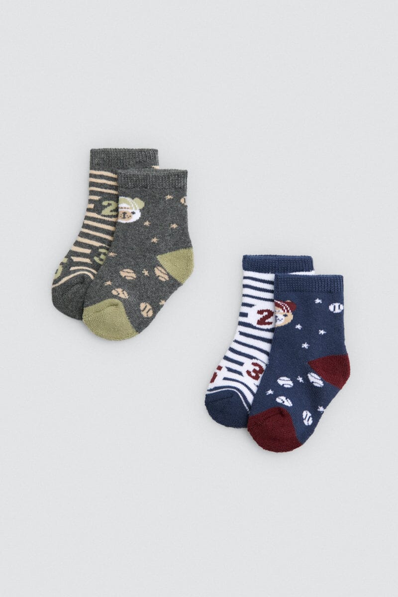 CALCETÍN BEBÉ TÉRMICO PACK DE 2 52870 Calcetines Ysabel Mora