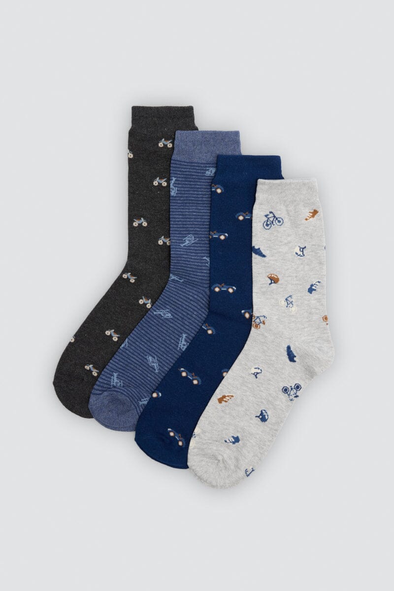 Calcetín Hombre Pack de 4 22106 Calcetines Ysabel Mora