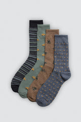 CALCETÍN HOMBRE PACK DE 4 22940 Ysabel Mora Calcetines Ysabel Mora 41-46 Surtido