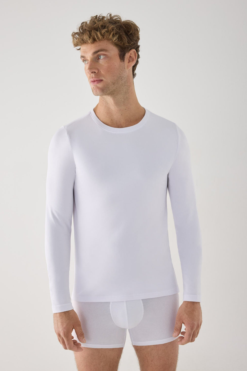 Camiseta térmica Ysabel Mora 70114 de hombre, manga larga, interior afelpado, 94% poliéster y 6% elastano