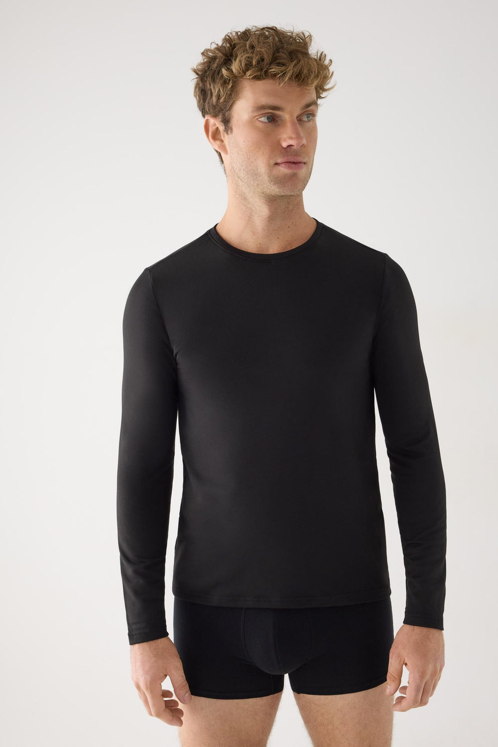 Camiseta térmica Ysabel Mora 70114 de hombre, manga larga, interior afelpado, 94% poliéster y 6% elastano