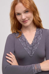 Camiseta Térmica Manga Larga Ysabel Mora Térmico Ysabel Mora S Gris