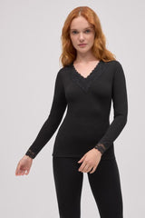 Camiseta Térmica Manga Larga Ysabel Mora Térmico Ysabel Mora S Negro