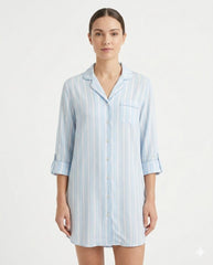 Camisón Abierto Camisón Little Unicorn Celeste S