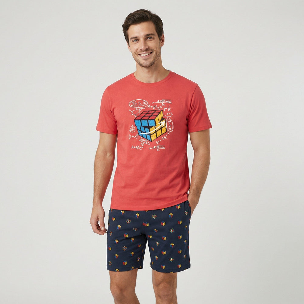 Pijama 3 Piezas Pijama Verano Dark Elephant by Little Unicorn Coral S