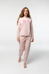 Pijama Algodón Fino D123 Pijama Invierno Little Unicorn Rosa Claro S
