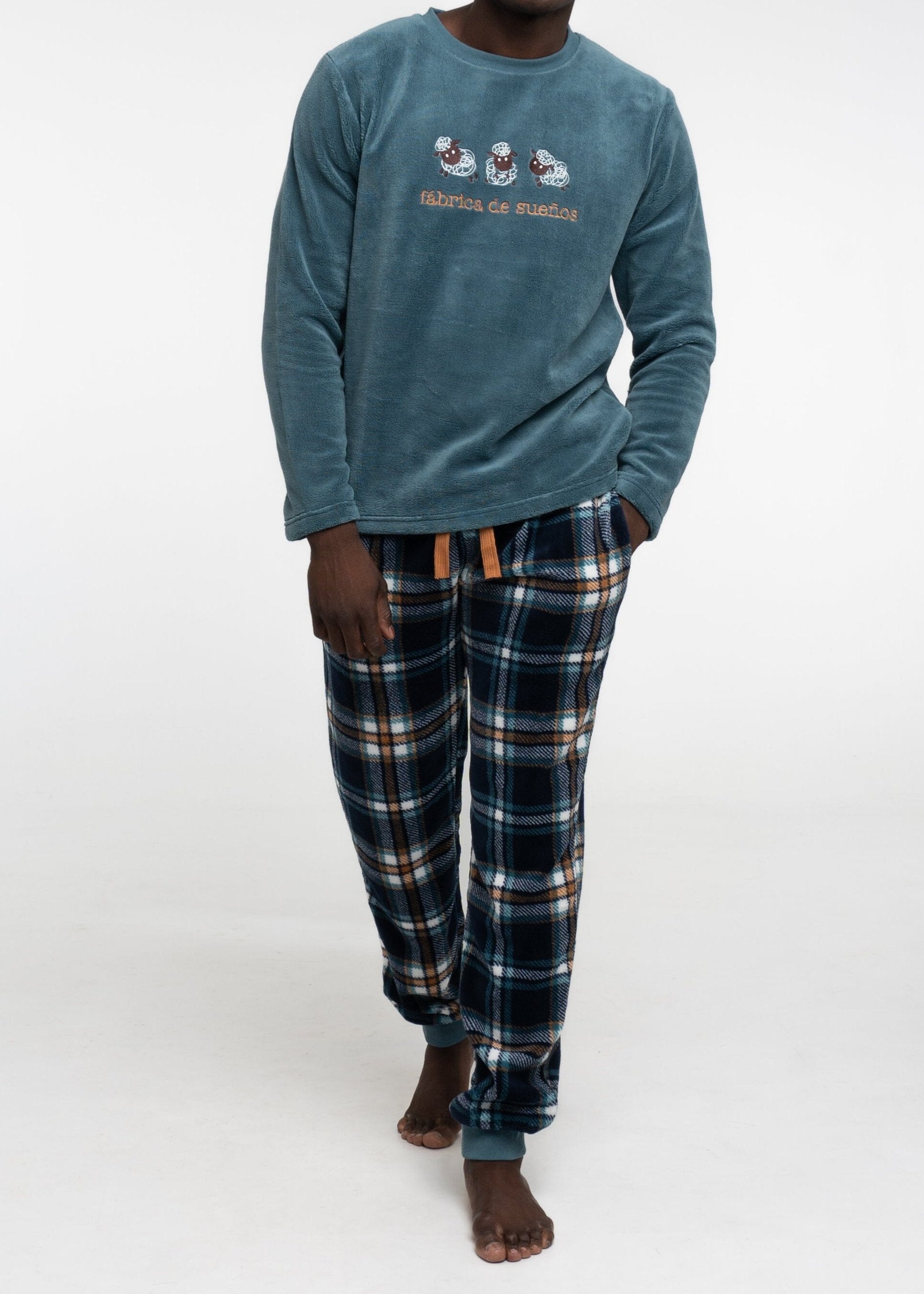 Pijama Polar Pijama Abrigado Hombre Pijama Abrigado Hombre Pijama