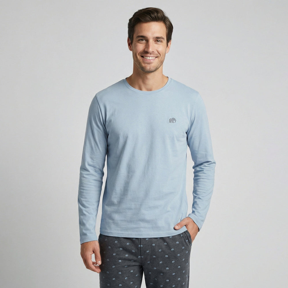 Pijama Largo Pijama Verano Dark Elephant by Little Unicorn Celeste S