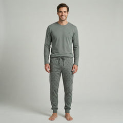 Pijama Largo Pijama Verano Dark Elephant by Little Unicorn Verde S