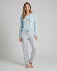 Pijama Largo Pijama Verano Little Unicorn Aguamarina S