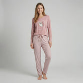 Pijama Largo Pijama Verano Little Unicorn Rosa Empolvado S