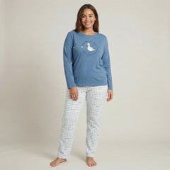 Pijama Largo Tallas Grandes Pijama Largo Little Unicorn Azul 2XL