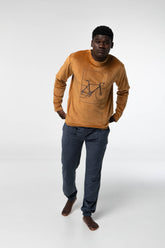 Pijama Microvelur MV003 Pijama Invierno Dark Elephant by Little Unicorn Mostaza S