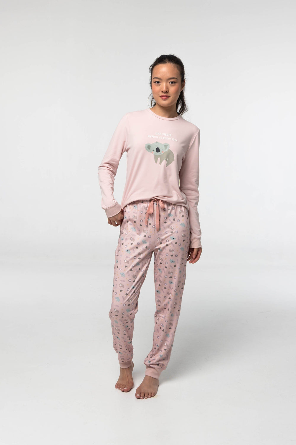 Pijama Mujer Supersoft S102 Pijama Invierno Little Unicorn Rosa S