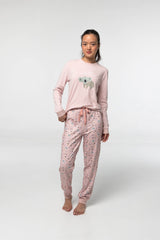 Pijama Mujer Supersoft S102 Pijama Invierno Little Unicorn Rosa S