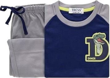 Pijama Niño Tress 215004 Pijama Invierno Tress Marino 1/2