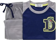 Pijama Niño Tress 215004 Pijama Invierno Tress Marino 1/2