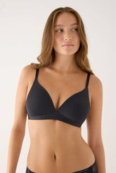 Sujetador Sin Aro Con Relleno Brisa Sin Aros Ysabel Mora Negro 85B