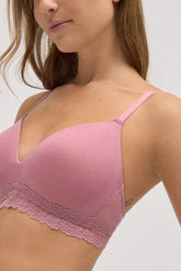 Sujetador Sin Aro con Relleno Ysabel Mora Preformado Sin Aros Ysabel Mora Rosa Cosmetic 85B