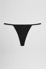 Tanga Hilo Ysabel Mora - Algodón Natural 19643 Tanga Ysabel Mora Negro S/M