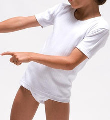 Camiseta Infantil Manga Corta 100% Algodón Camiseta Rapife