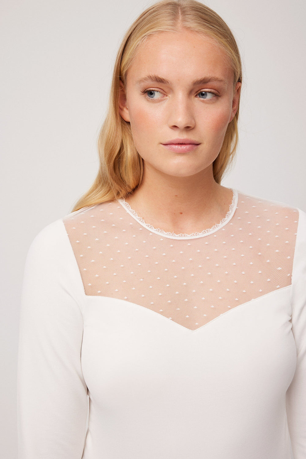 Camiseta Térmica Ysabel Mora 70015 Manga Larga Camiseta Ysabel Mora Panacotta S