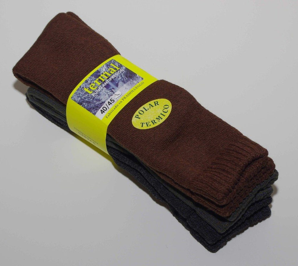 Pack 3 Calcetines Térmicos Largos Pradoluengo Calcetines Calcetines Aroca Única Surtido