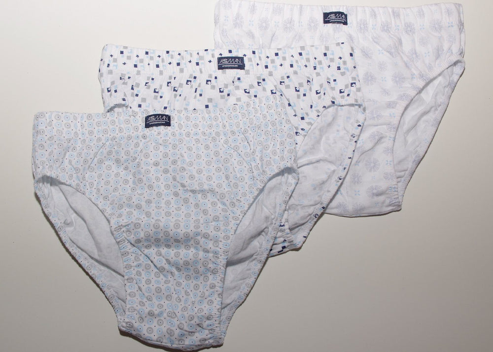 Pack 3 Slips Algodón AsMan - Lencería Yoli