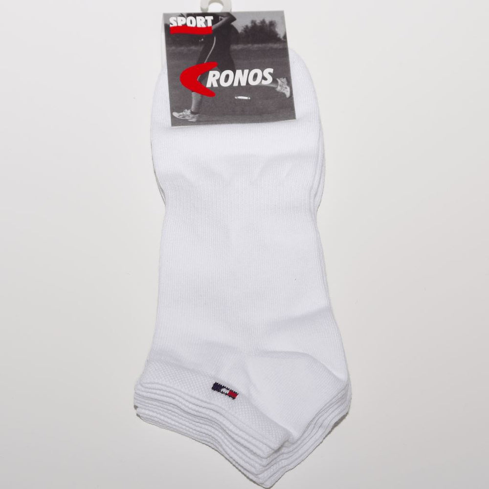 calcetines deportivos tobillero en pack 3 algodón transpirable cronos