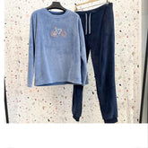 Pijama Polar Hombre 901 Pijama Invierno Little Unicorn