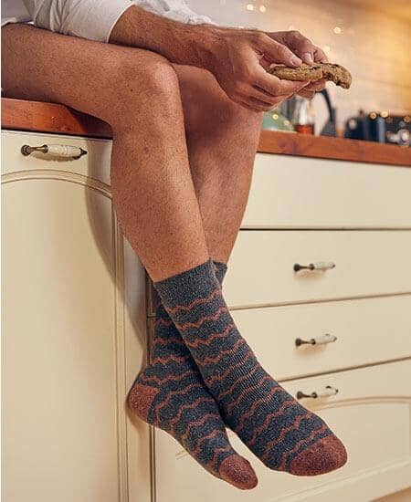 Calcetines de hombre deportivos, térmicos, de vestir y sin puño