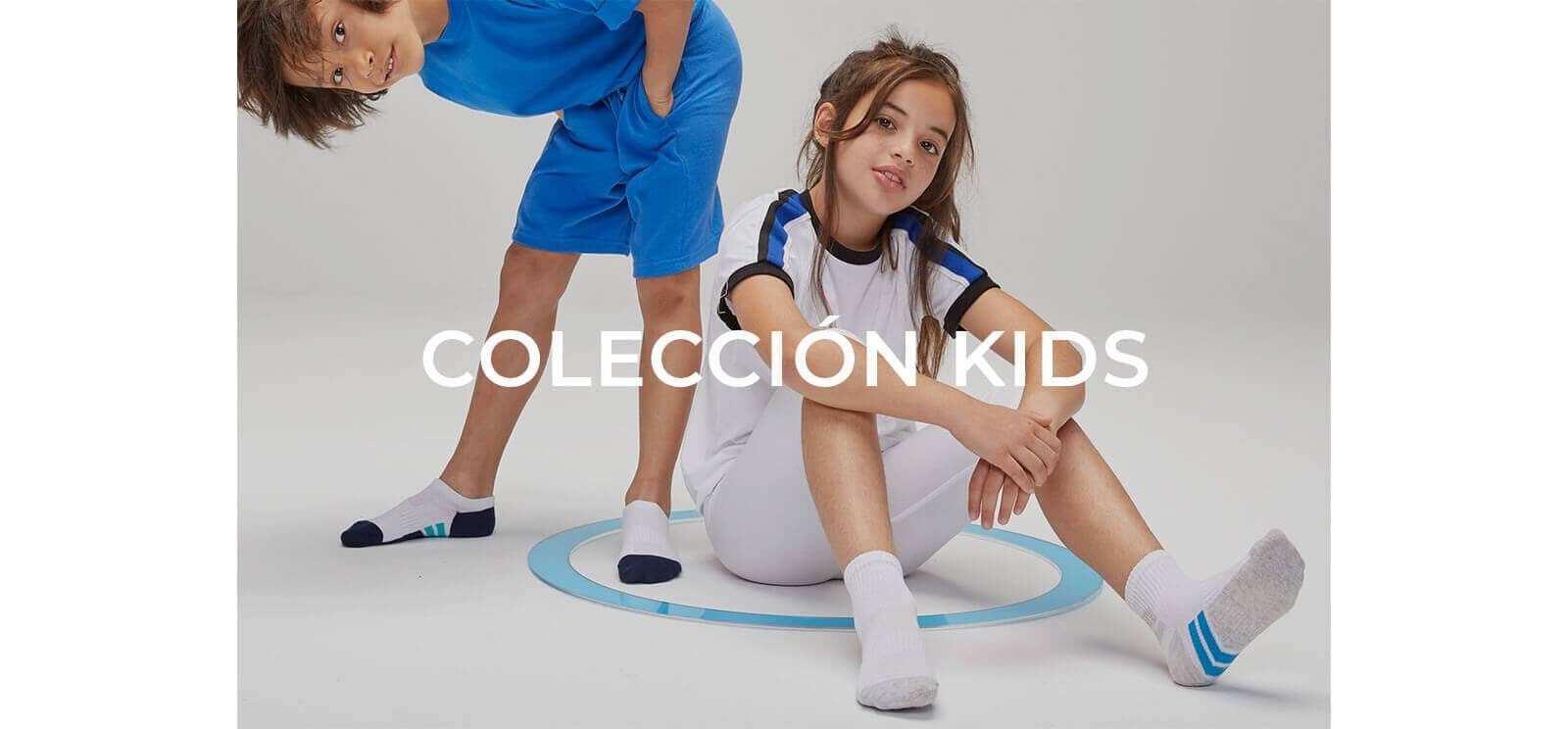 Calcetines infantiles para niño y niña de algodón y deporte
