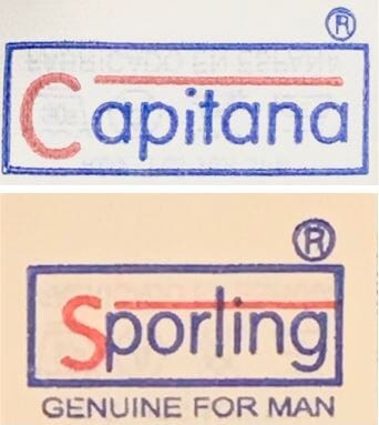 Camisetas interiores Capitana y Sporting de algodón para toda la familia
