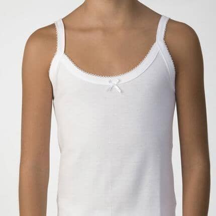 Camisetas interiores de niña de tirantes, manga corta, larga y térmicas