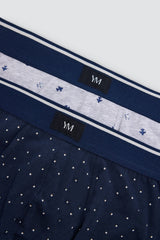 Pack de 2 bóxers Ysabel Mora 20467 de hombre con estampados de lunares y aviones, algodón y elastano