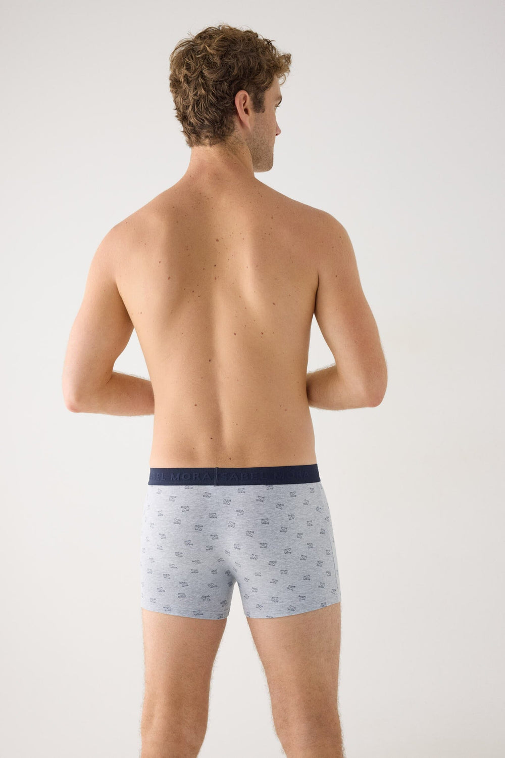 Pack de 3 bóxers Ysabel Mora 20462 de hombre: un diseño liso y dos estampados de animales, algodón y elastano