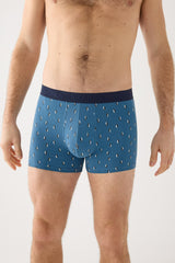 Pack de 3 bóxers Ysabel Mora 20462 de hombre: un diseño liso y dos estampados de animales, algodón y elastano
