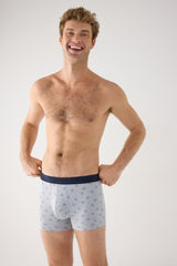 Pack de 3 bóxers Ysabel Mora 20462 de hombre: un diseño liso y dos estampados de animales, algodón y elastano