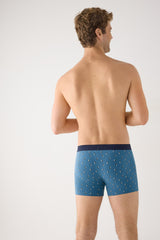 Pack de 3 bóxers Ysabel Mora 20462 de hombre: un diseño liso y dos estampados de animales, algodón y elastano