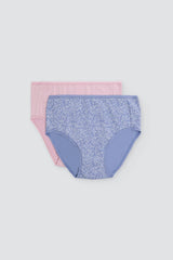 Pack de 2 bragas altas de algodón Ysabel Mora 19557