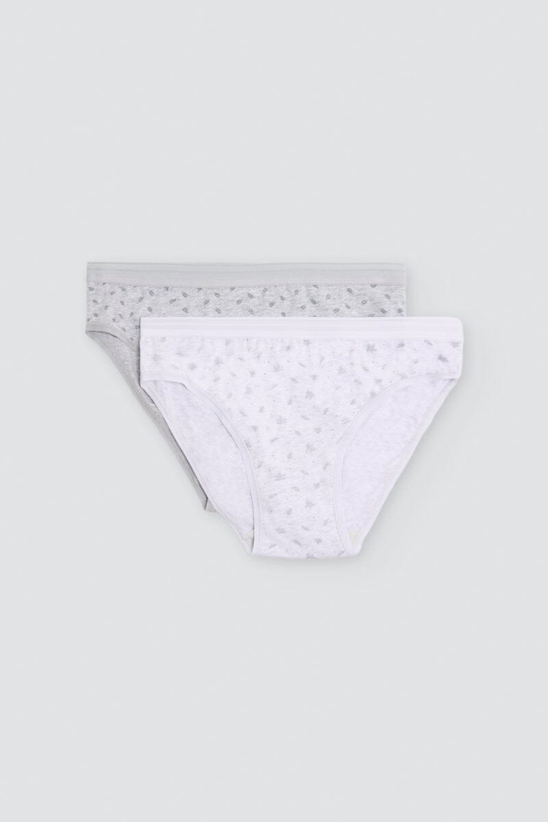 Pack de 2 bragas midi de algodón Ysabel Mora 19552