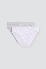 Pack de 2 bragas midi de algodón Ysabel Mora 19552
