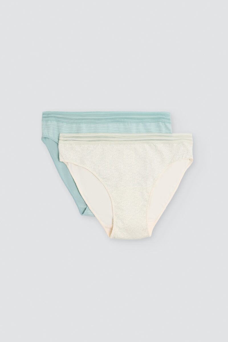 Pack de 2 bragas midi de algodón Ysabel Mora 19561