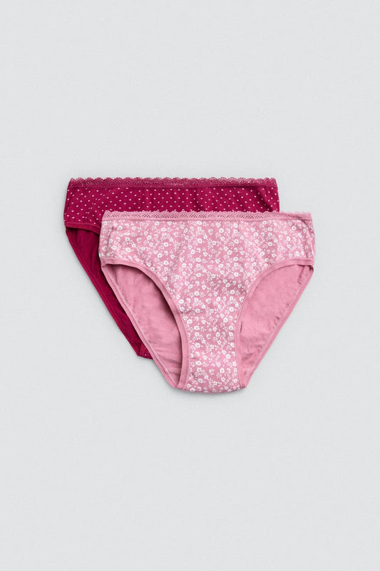 BRAGA MIDI PACK DE 2 Bragas Midi Ysabel Mora Surtido S 