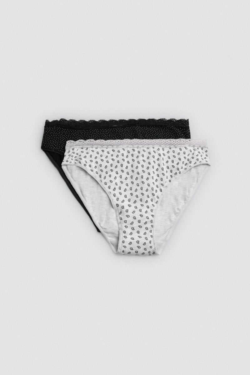 Braga Midi Pack de 2 Ysabel Mora 19469 Bragas Midi Ysabel Mora 