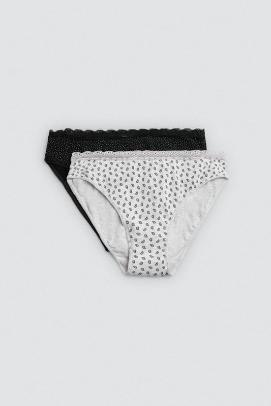 Braga Midi Pack de 2 Ysabel Mora 19469 Bragas Midi Ysabel Mora 